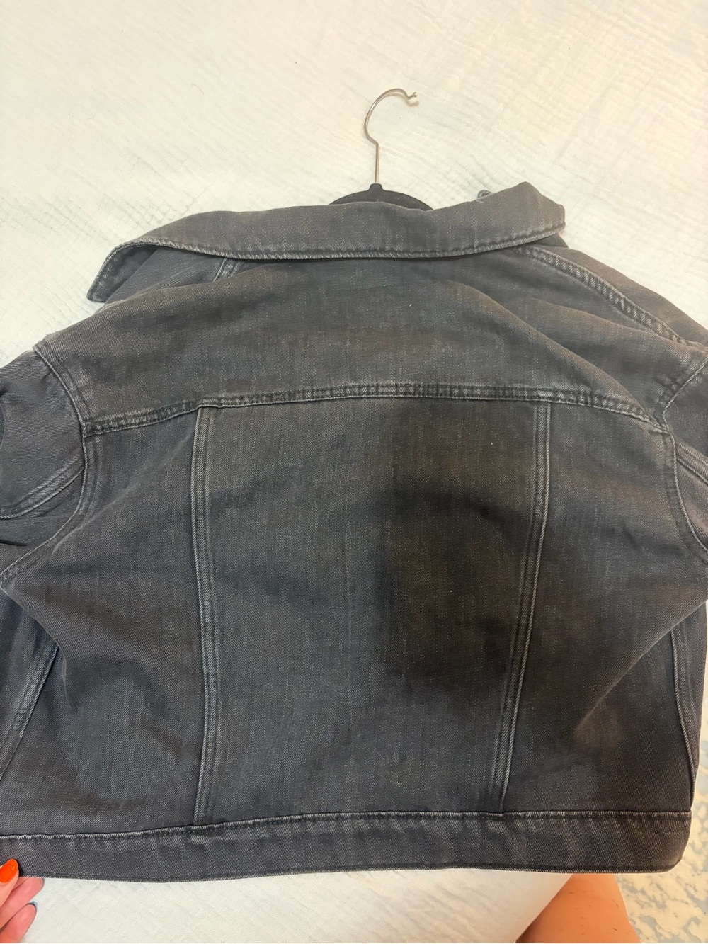 Old Navy Women's Black Denim Jacket - Picture 4 of 5